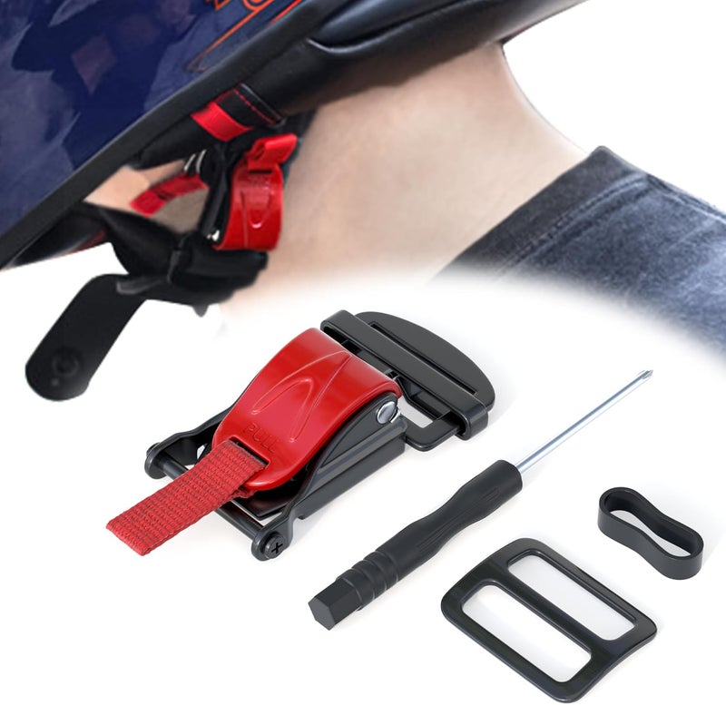 JAGASOL Helmet Quick Release Buckle Kit for Motorcycle Helmet, Metal Motorcycle Helmet Accessories, Helmet Chin Strap Replace D-RING Helmets Up to 1", Suitable for Full Helmet, Half Helmet, 3/4 Helmet - Image 1
